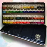Akvarellfesték készlet - Mungyo Professional Water Color Passion for masterpieces 48 pan sets