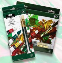 Oil paint set  - Daler-Rowney Simply - in different packages