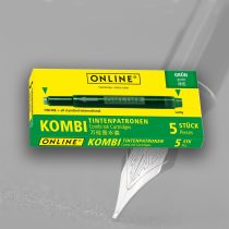 Kombi tintapatron csomag - ONLINE - 5 db / csomag - Zöld