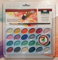 Akvarellfesték készlet METÁL - Mungyo Professional Water Color Brilliant Memories 12 pan sets