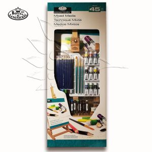 Acrylic Basic Paint Kit with Table Box Easel