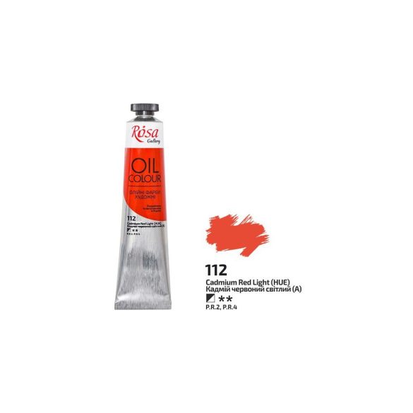 Oil Paint - Rósa Gallery Oil Colour - 45ml - Cadmium Red Light