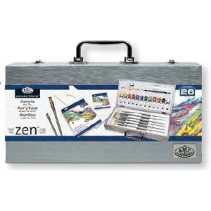 Acrylic Basic Paint Kit with Table Box Easel