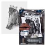   Rajzkészlet előrenyomott vázlattal - Sketching Made Easy A/4 - Tree Stump