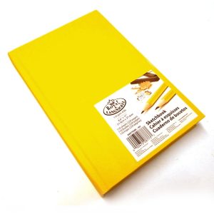 Sketch Book - Royal & Langnickel Sketchbook 220 pages, 110 gr, 21,6cm x 27,9cm - Yellow