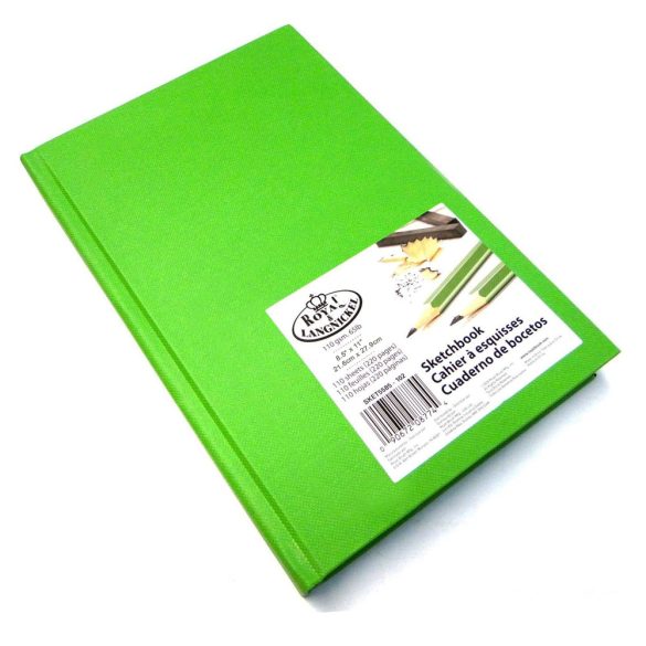 Sketch Book - Royal & Langnickel Sketchbook 220 pages, 110 gr, 21,6cm x 27,9cm - Light Green