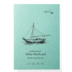 Vázlattömb - SMLT Sketch authenticbook White  90gr, 32 sheets, 17,6x24,5cm