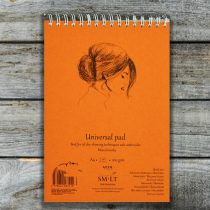   Vázlat- és festőtömb - SMLT Drawing authenticbook - Mixed Media 200gr, 40 lap, A4 spirál