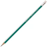 Yalong To Go Triangle Graphite Pencil with Eraser Tip 12pcs -  Turquoise Green