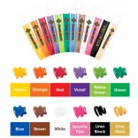 Üvegmatrica festék készlet - Glass Deco üvegfesték 12x10.5 ml
