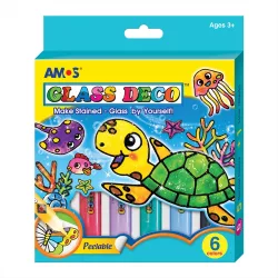   Üvegmatrica festék készlet - Glass Deco üvegfesték 6x10.5 ml