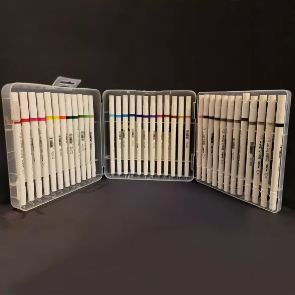 Filckészlet - Kétvégű alkoholos filckészlet 36 szín