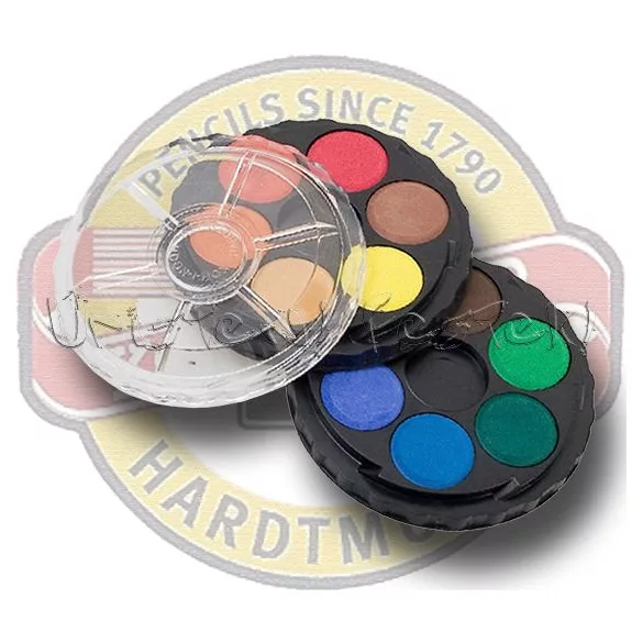 Akvarellfesték készlet - Koh-I-Noor 171503 Round Watercolor Paint Box, 12 Colours