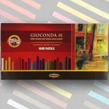 Kemény pasztellkréta - KOH-I-NOOR Gioconda 8116 Artist's School Hard Pastels Pack of 48