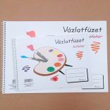 Vázlattömb - Spirál Vázlatfüzet 160gr, 32 lap, B/4