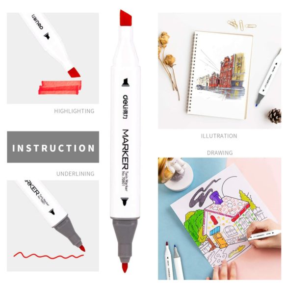 Sketch Marker Set - Deli Color Emotion 24 