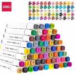 Kétvegű filckészlet- Deli Color Emotion Permanent 48 