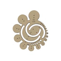   Koh-I-Noor technical drawing radius template - Quick draw supplies
