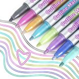 Marker Set - Gel Outlinepen Set 12 pcs
