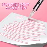 Marker Set - Gel Outlinepen Set 8 pcs