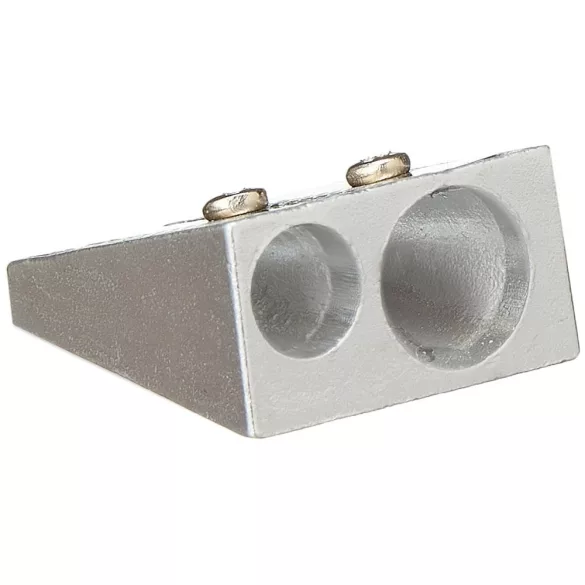 deli Sharpener, 2 Holes (8mm, 12mm), Durable Aluminium