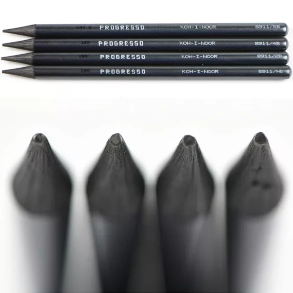 Grafitrúd - Koh-i-noor PROGRESSO Woodless Graphite Pencil Stick - 4B