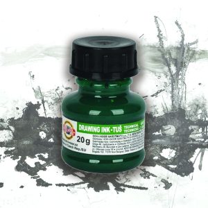 Tus - Koh-I-Noor Gama Drawing Ink 20g - Zöld