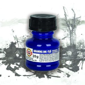 Tus - Koh-I-Noor Gama Drawing Ink 20g - Kék