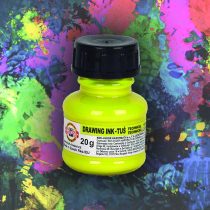 Drawing Ink - Koh-I-Noor 20g - Fluorescent Yellow