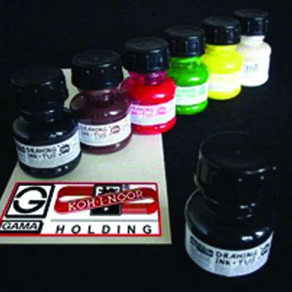 Tus - Koh-I-Noor Gama Drawing Ink 20g - Fluoreszkáló Zöld