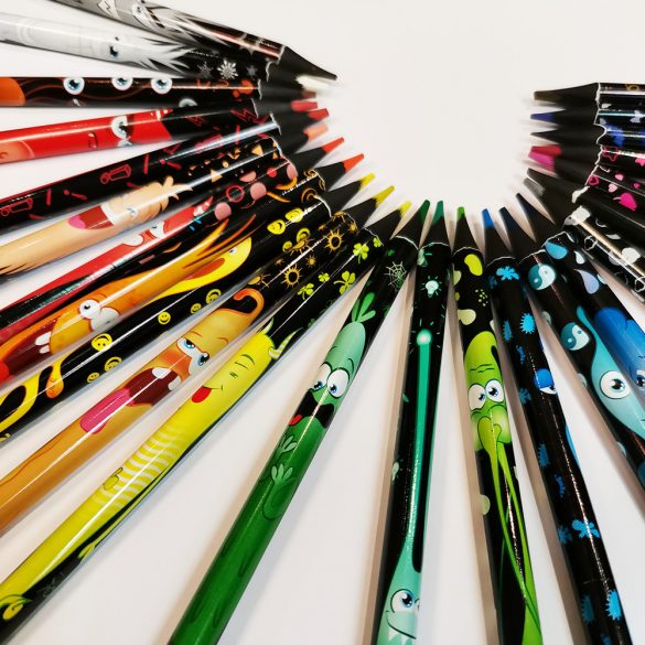 Colour Pencil and felt-tip pens- Maped Colour'Peps Monster, 15pcs colour pencil and 12pcs pen