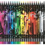 Colour Pencil and felt-tip pens- Maped Colour'Peps Monster, 15pcs colour pencil and 12pcs pen
