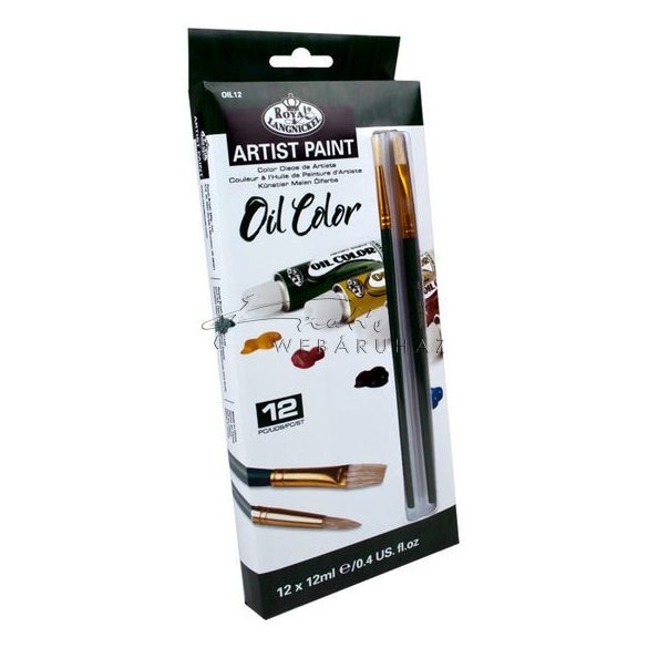 Kreatív hobby - Olajfesték készlet - 12 x 12 ml