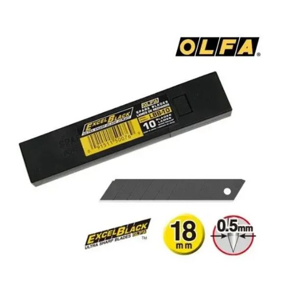 Pótpenge - Olfa Blade Excel Black - 12.5mm, 10db