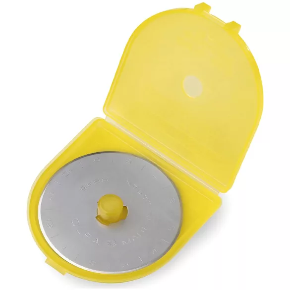 OLFA 45mm Rotary Cutter Replacement Blade, 1 Blade (RB45-1)