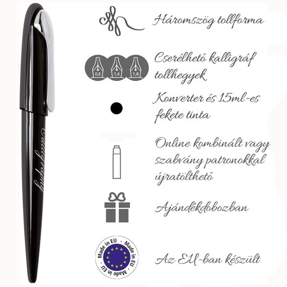 Calligraphy set - Online Calligraphy Fountain Pen Set in Bamboo Gift Box