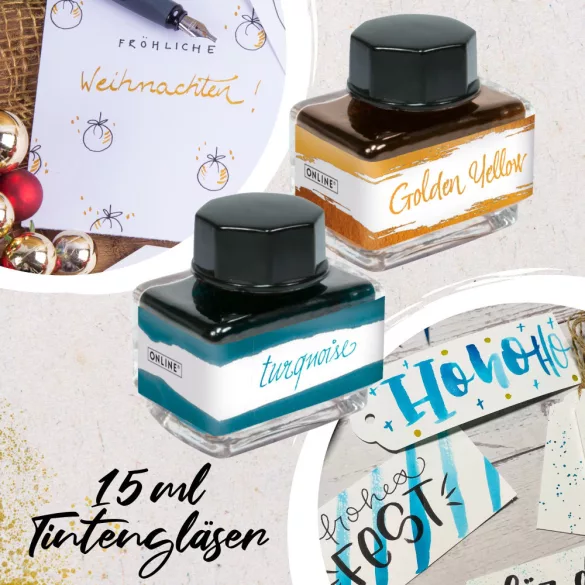 Calligraphy Feather Dip Pen - Lúdtoll, 1,5mm - Kifutó termék