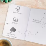 Kalligráfia tömb - ONLINE Bullet Journal Tropical leaf - pontozott A/5 -ös méret - Pontozott