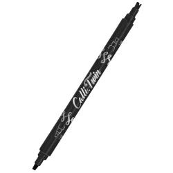   Kalligráfia toll, kétvégű marker - Online Calli.TWIN Double Tip Pens (Black)