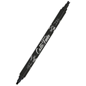 Kalligráfia toll, kétvégű marker - Online Calli.TWIN Double Tip Pens (Black)