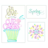 Filckészlet - Online Calli Twin Pastel szett - 5 db-os, vágott végű 3mm + ikerhegy 2mm és 1mm