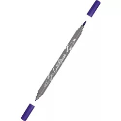   Kalligráfia toll, kétvégű marker - Online Calli.Brush Double Tip Pen Lilac
