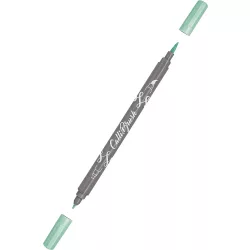   Kalligráfia toll, kétvégű marker - Online Calli.Brush Double Tip Pen Mint