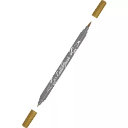   Kalligráfia toll, kétvégű marker - Online Calli.Brush Double Tip Pen Maple