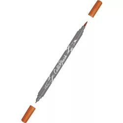   Kalligráfia toll, kétvégű marker - Online Calli.Brush Double Tip Pen Chili