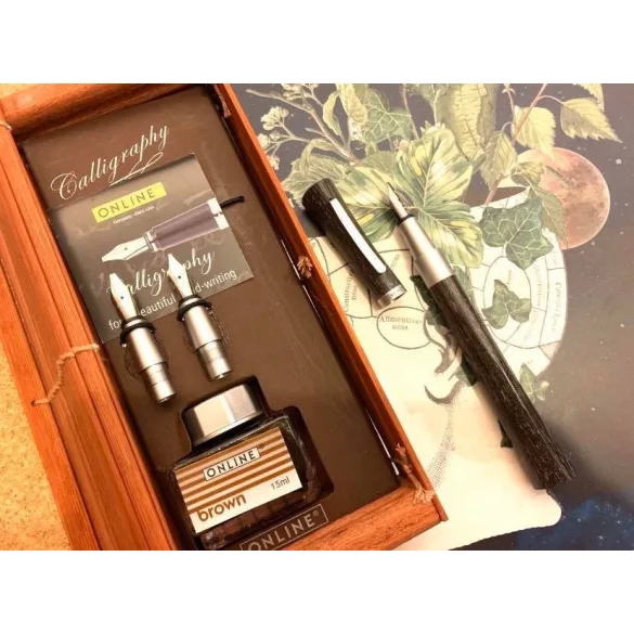 Set calligraphy fountain pen Newood Black 1,4mm