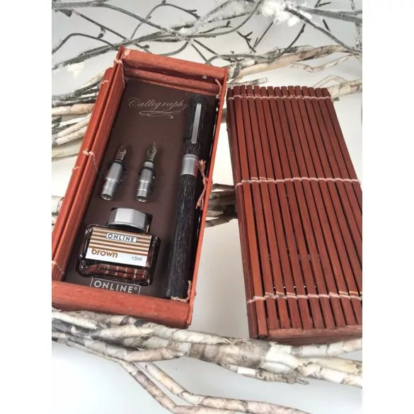 Set calligraphy fountain pen Newood Black 1,4mm