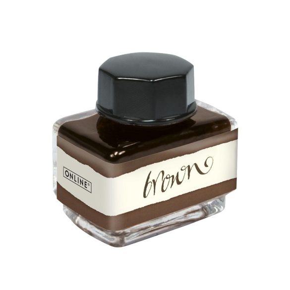 Kalligráfia toll készlet - Newood Black - 3 tolheggyel és 15 ml barna tintával