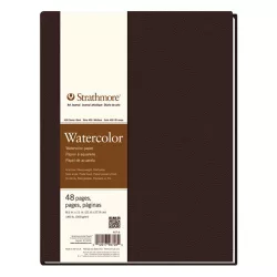   Akvarellkönyv - Strathmore 400 Art Journal - Fehér, 300 gr, 48 lapos, 22x14 cm, keményborítós