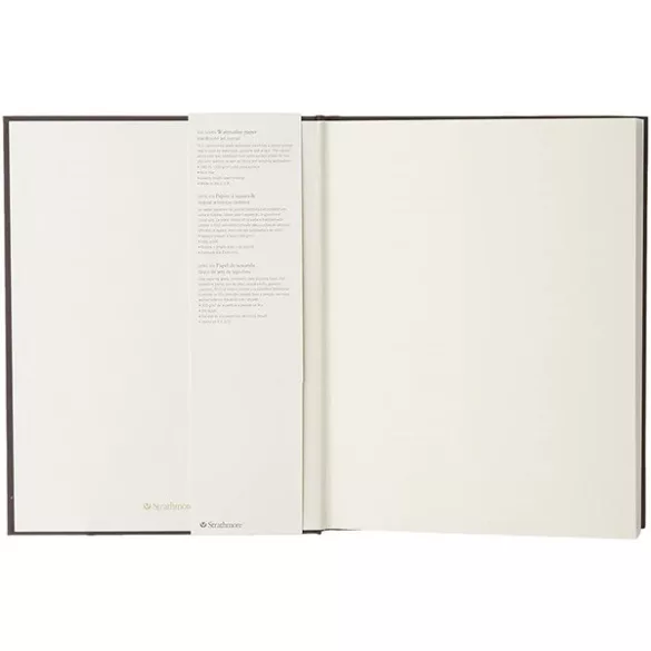 Akvarellkönyv - Strathmore 400 Art Journal - Fehér, 300 gr, 48 lapos, 22x14 cm, keményborítós